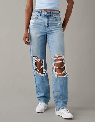 american eagle baggy straight jeans|american eagle girlfriend jeans.